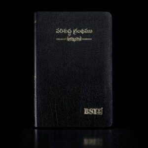 Korean printed old font open black leather regular size