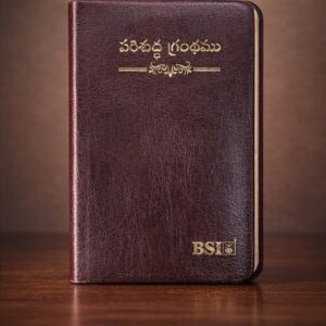 Red letter bible in maroon pure leather regular size