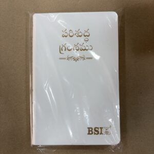 Pu leather white amity bible bible with index regular size