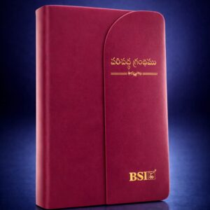 Telugu bible (magnetic) in compact size special edition with good quality with leather