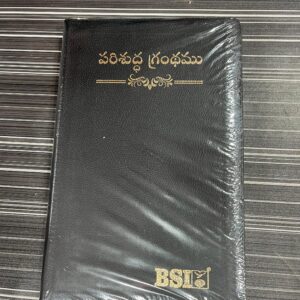 Senior citizen amity bible (పెద్ద అక్షరాలు)good quality in  leather with zip
